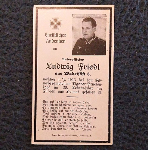 Sterbebild deathcard ww2 - sterbebild,,
