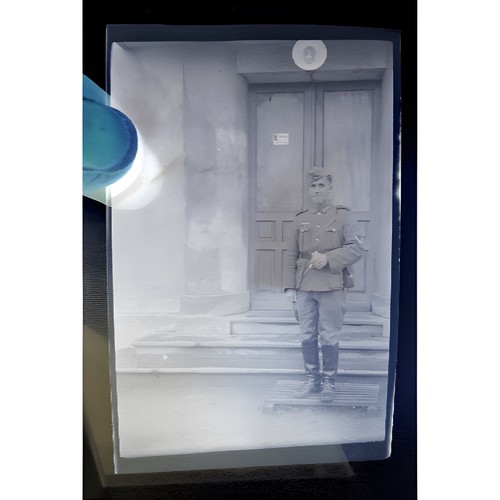 Foto negativ wehrmacht soldat - foto,