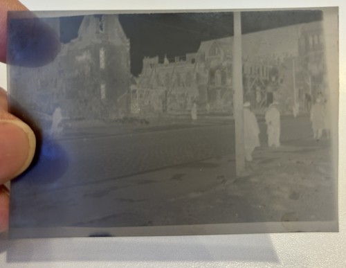 Foto negativ stadt zerstörung - negativ,