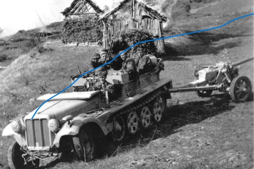 Großes repro foto soldaten - repro,
