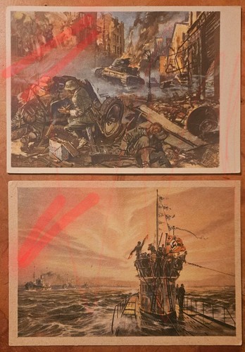 Postkarten wk 2 ww2 - postkarten,