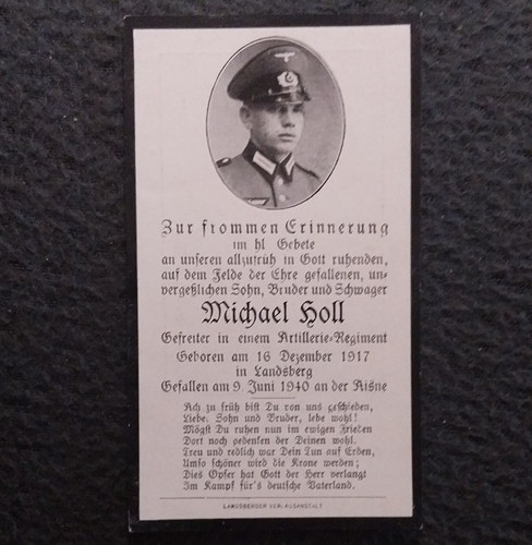 Sterbebild deathcard ww2 - sterbebild,, deathcard,