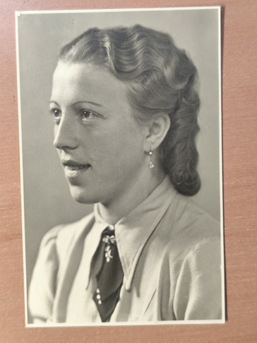 Foto postkarte hübsche frau - postkarte,
